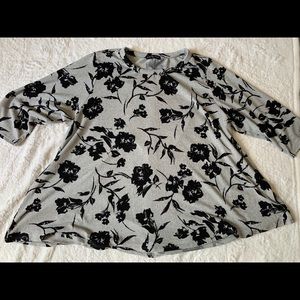 3/4 Sleeve Swing Tunic